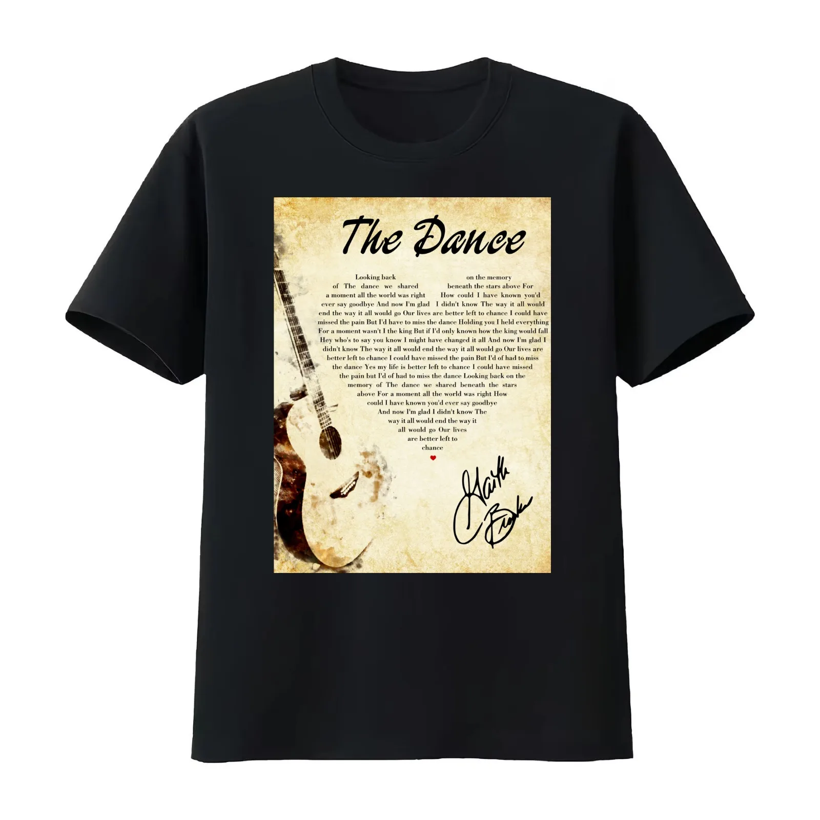The Dance Looking Back On The Memory Of The Dance We Shared Pop Art Canvas Wall Art Garth Brooks Wall Art For Office And T-Shirt