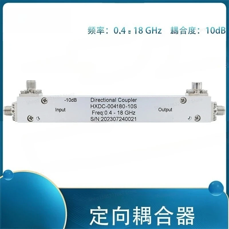 0.4-18 GHz10dB RF Microwave, Directional Coupler SMA Head 400-18000MHz30W