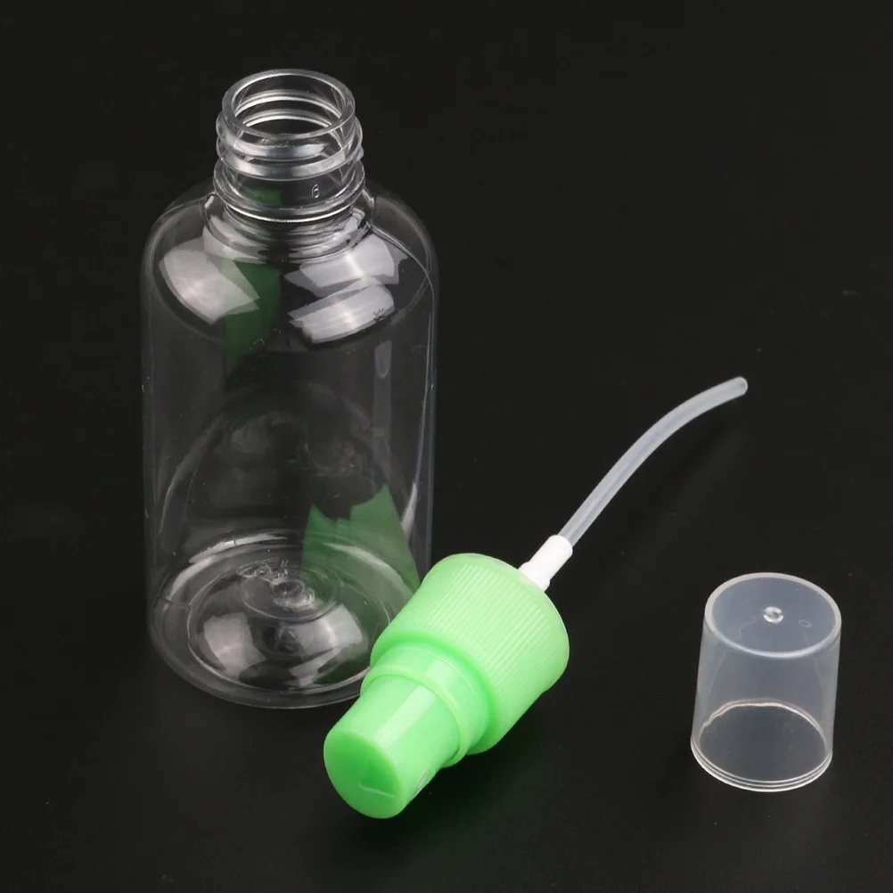 Garrafas de viagem recarregáveis de névoa fina 100ml conjunto de recipientes de spray de plástico à prova de vazamento para produtos de higiene pessoal conjunto de garrafas de viagem