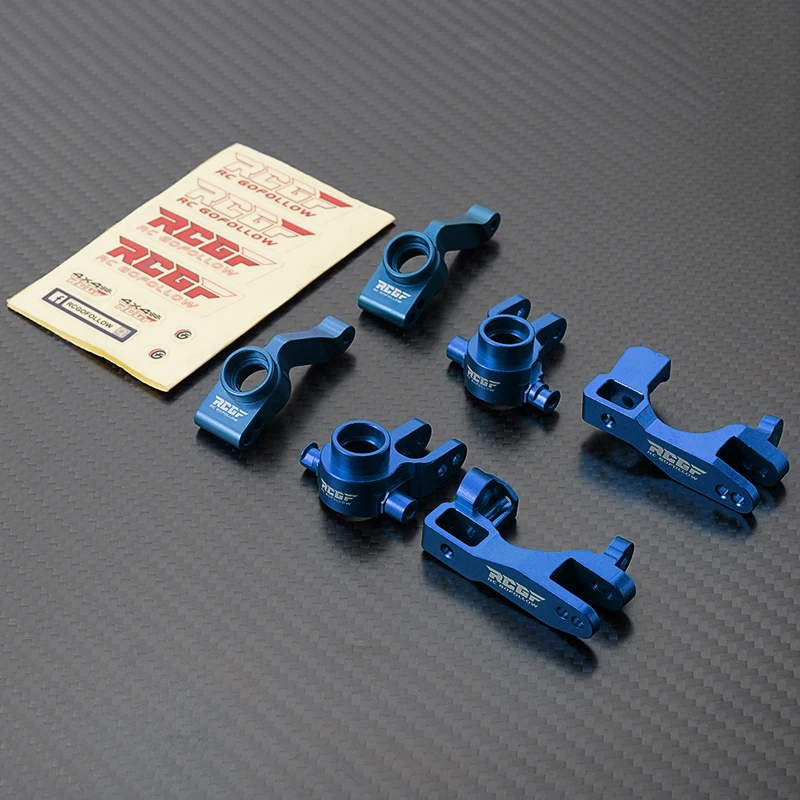 RCGOFOLLOW-Servo Saver Set para 1/10 Traxxas SLASH 4X4 Rustler Stamped Hoss VXL, piezas de actualización