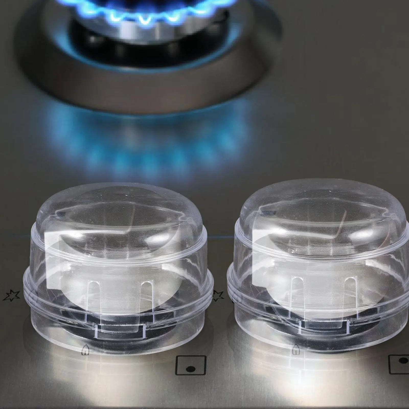 

5Pcs Plastic Gas Stove Knob Covers Heat Resistant Child Safety Oven Knob Guard Stove Control Protectors Kitchen Safety
