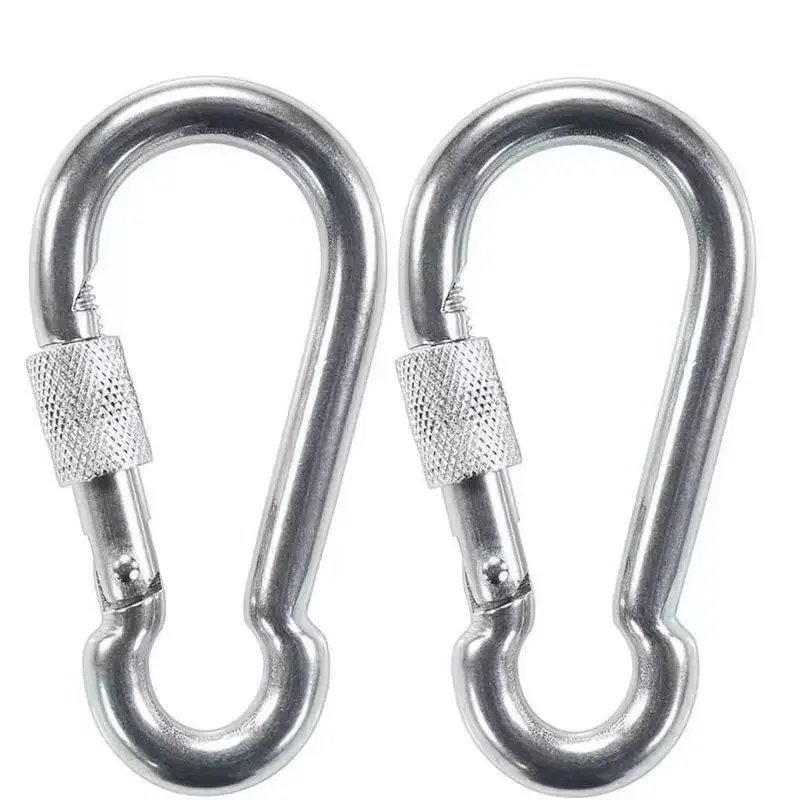 M6/M8/M10 Stainless Steel 304 Carabiner Carbine Snap Hook Key-Lock