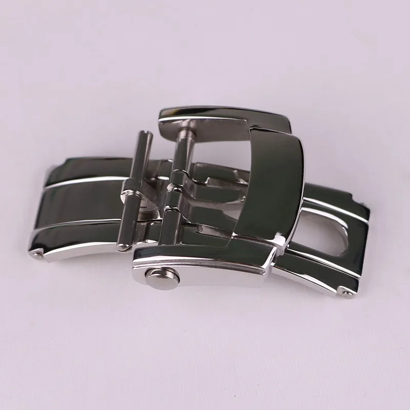 XIANERSHANG Men Custom P-ATEK P-HILIPPE Watch Clasp 18MM Screw Head Belt Folding Buckle 316L Stainless Steel Butterfly Buckle