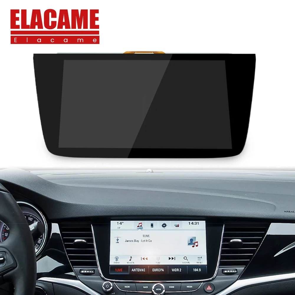 

8" LCD Display Panel For OPEL Astra k 15-20 Car Auto Navigation Touch Screen Parts For OPEL Vauxhall Navi 900 LQ080Y5DZ10