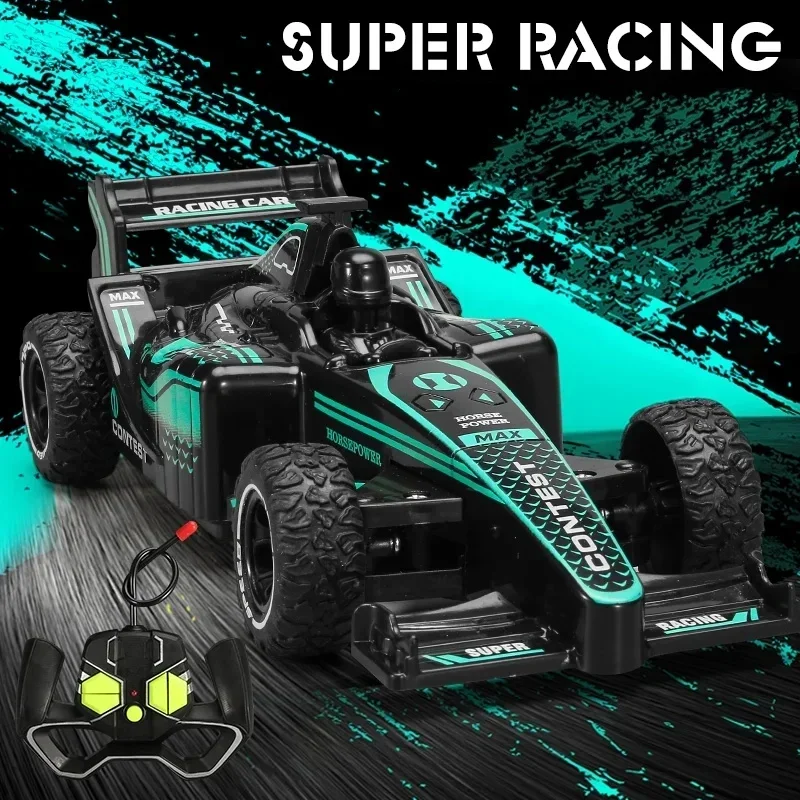 Mini Remote Control Car Rechargeable Drifting Racing RC Vehicle 2.4G High-Speed Electronic F1 RC Sports Car Boy Kids Toy Gifts