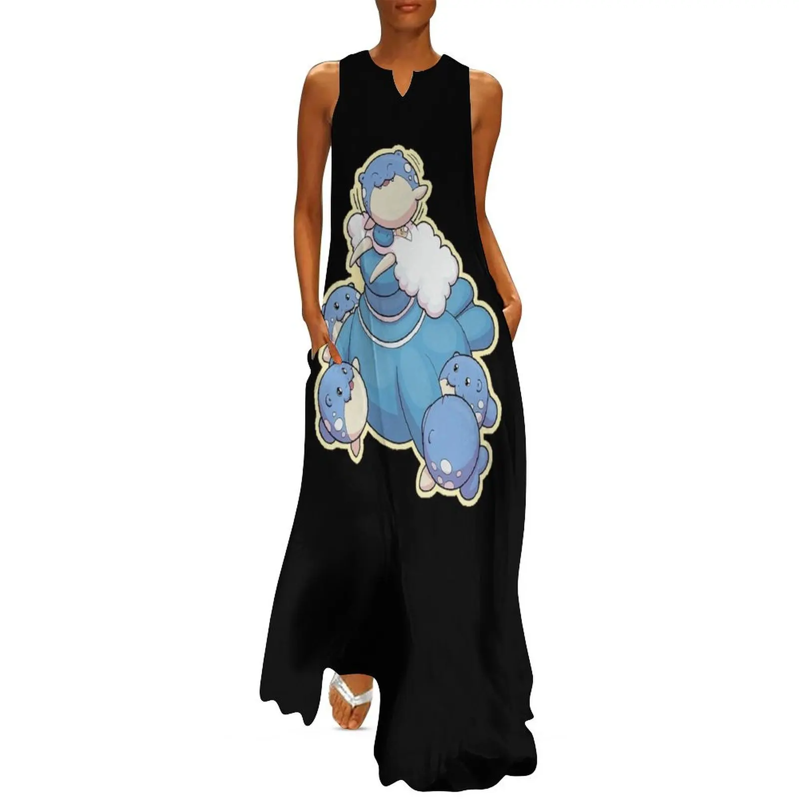 Sphéal Family - Cute seal Long Dress dresses for woman dresses for official occasions