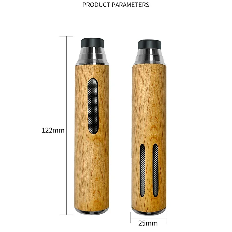 Mini posacenere in legno di noce per Driver portasigarette per auto tubi per fumatori di tabacco vassoio Anti-cenere accessori per fumatori