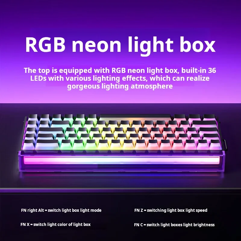 AULA HERO 68 HE Magnetic Axis Keyboard RT Wired Gaming Mechanical Keyboard with RGB Lighting 8K Polling Rate Side Engraving