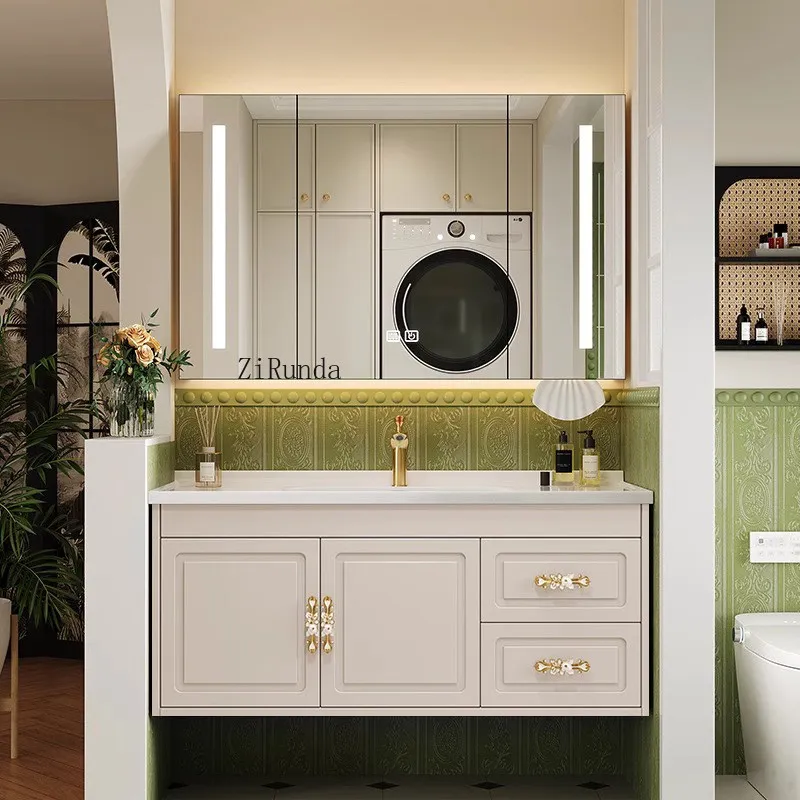 Picture 4: Bathroom cabinet combination ceramic integrated basin, toilet sink, washbasin cabinet