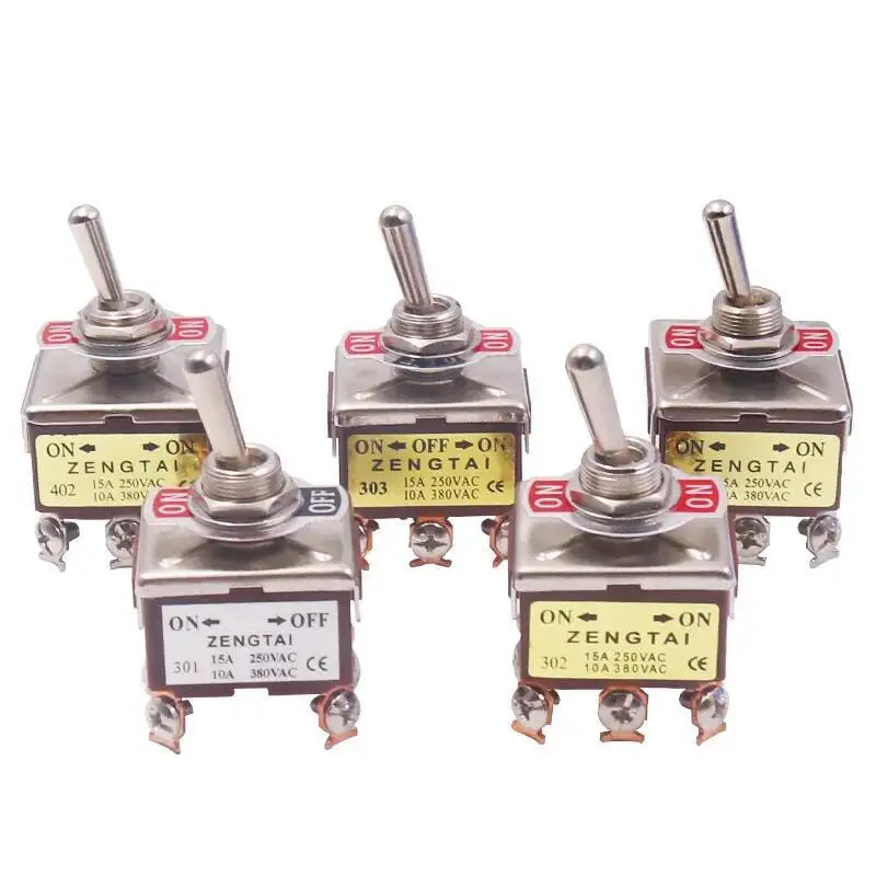 4pcs E-TEN1322 12mm stainless steel Switch button box 1 2 3 4 6 holes 21mm spacing