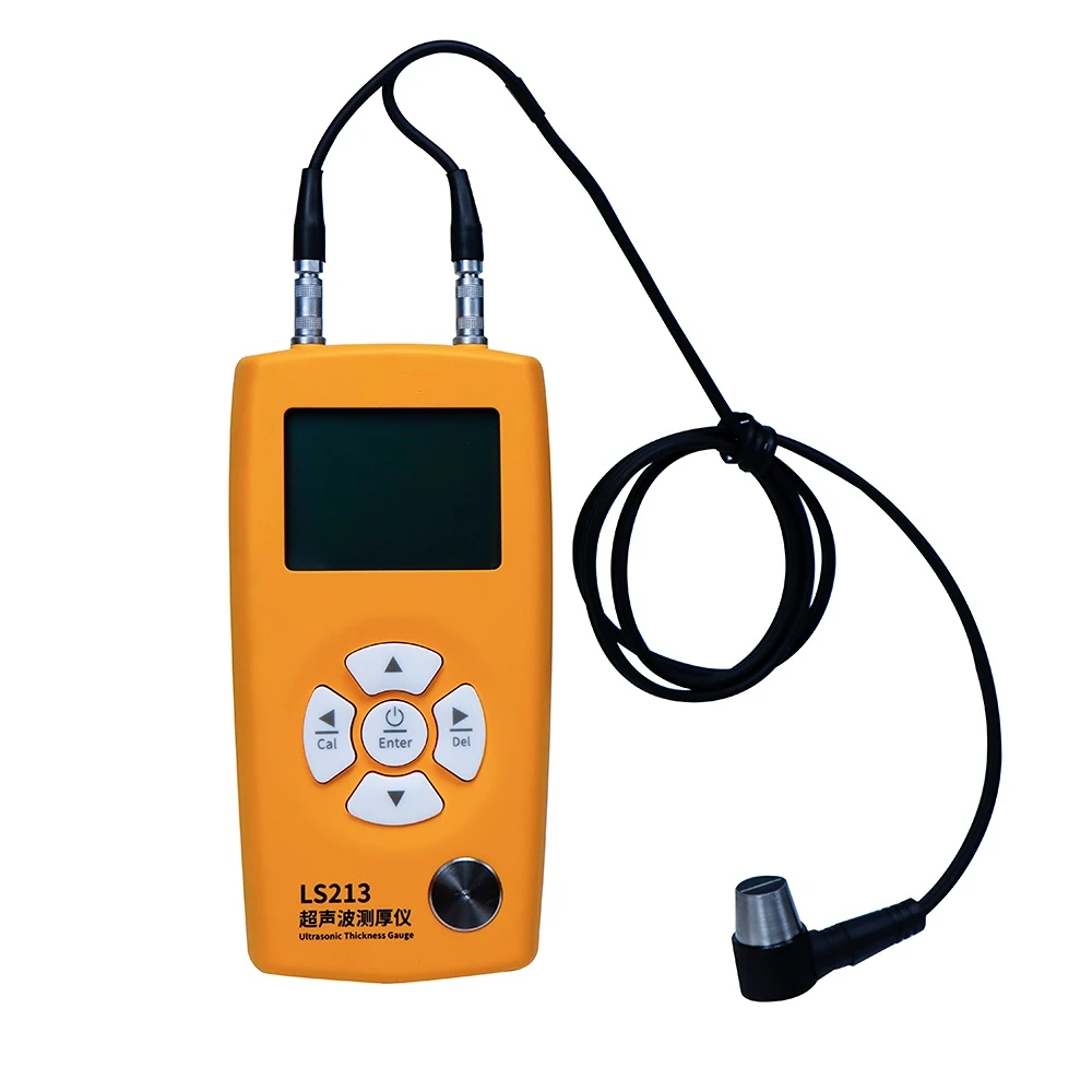 LS213 Ultrasonic Thickness Gauge NDT Nondestructive Testing Thickness for Metal Plastic Glass Ceramics