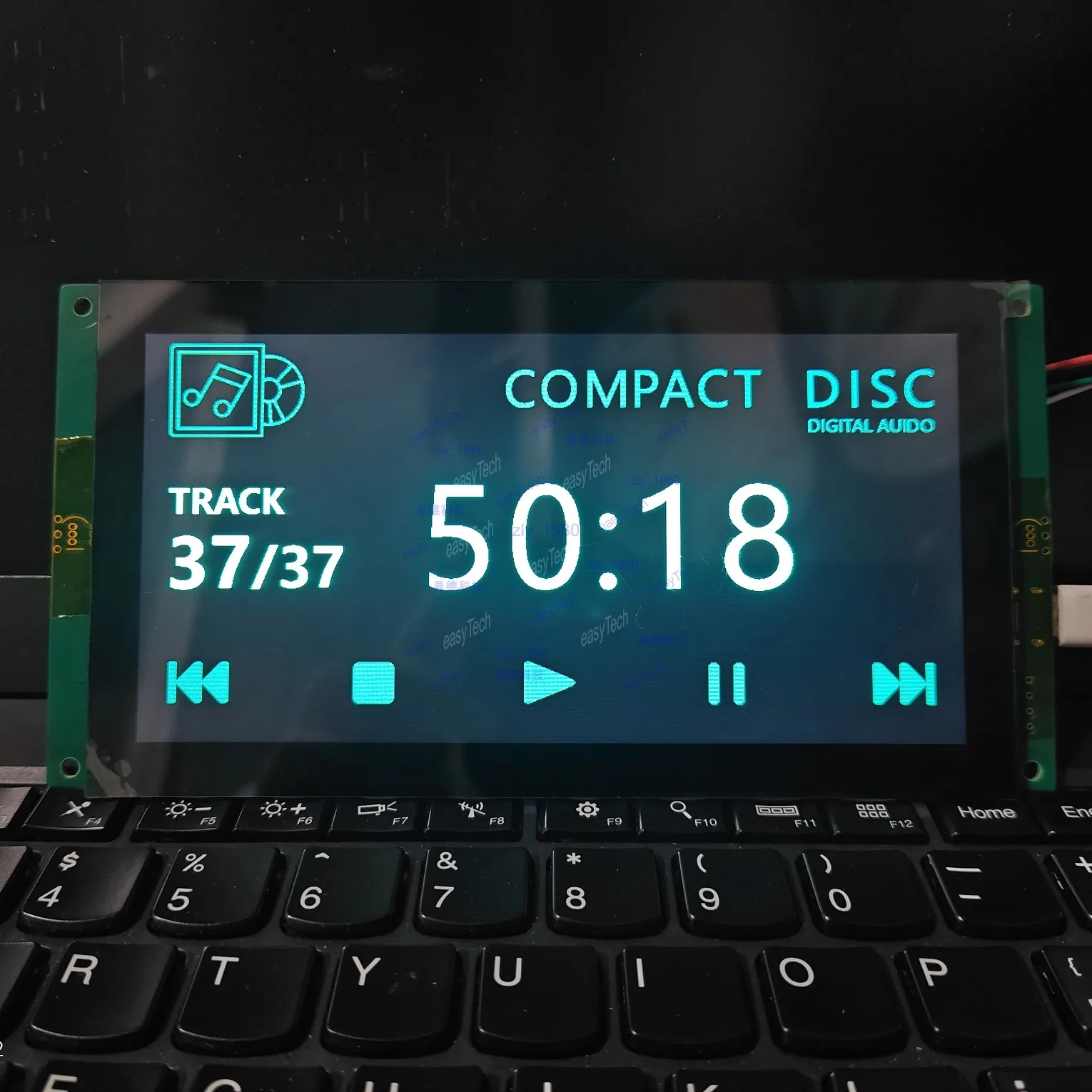 CDPRO2 Display Board Controller DSA VAU1254 CDM12 Turntable CD Control LCD Touch Screen