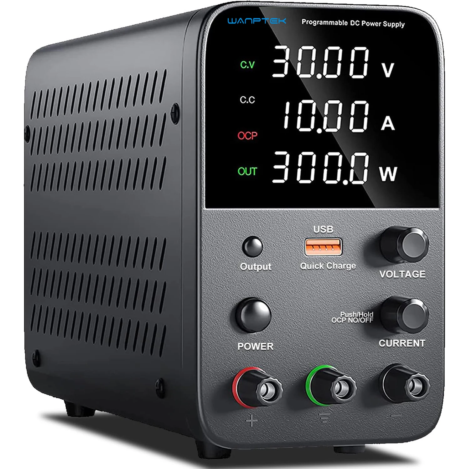 

Лабораторный источник питания 30 В, 5 А, 10 А, регулируемый источник питания постоянного тока с 4-значной ручкой регулировки энкодера и выходной выключателем