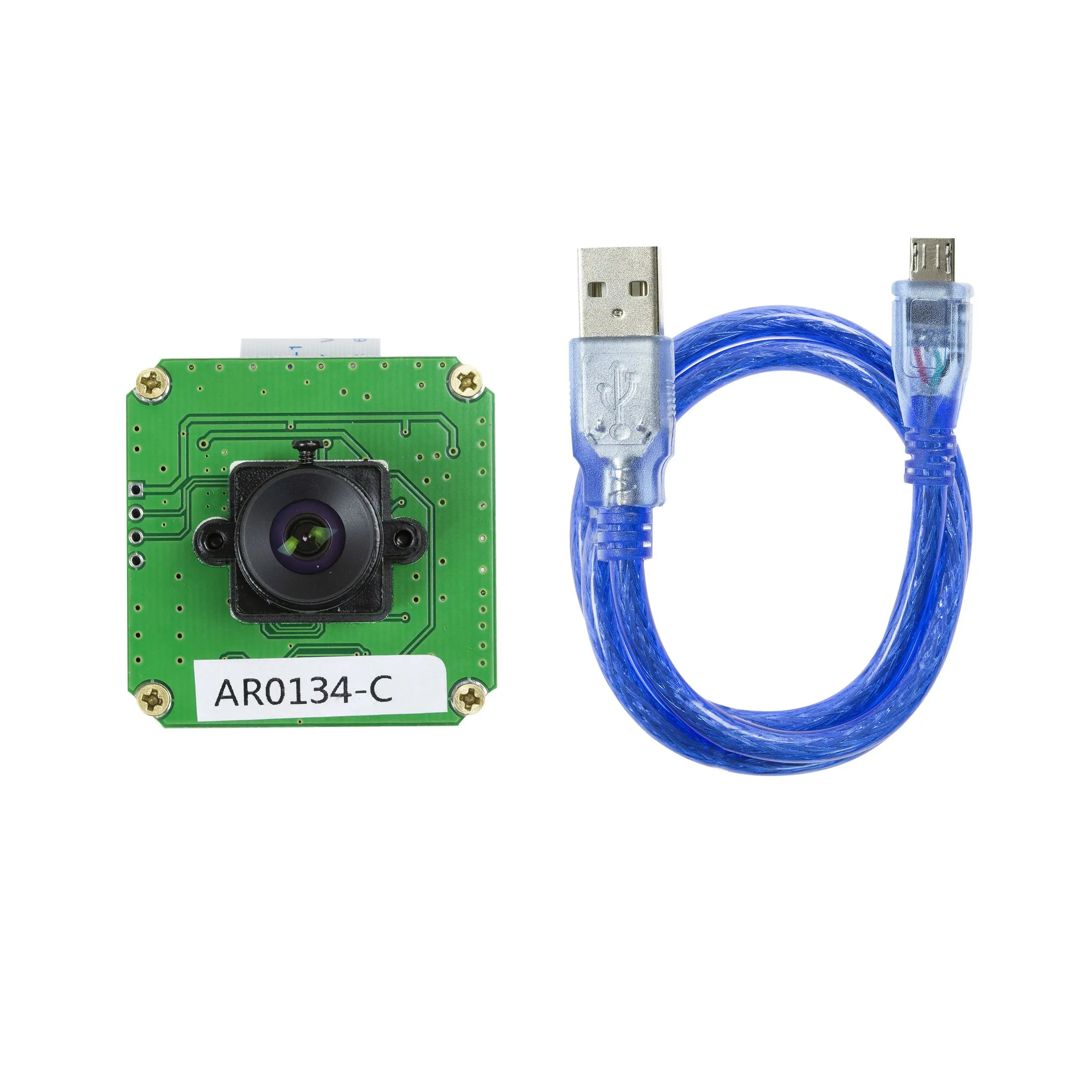 

Arducam AR0134 1.2MP Global Shutter USB Camera Evaluation Kit - 1/3-Inch COMS Color Camera Module with USB2 Camera Shield