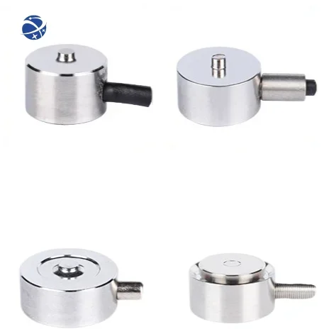 

YUNYI 50N 100N 200N 500N 1000N Low Profile Strain Gauge Force Sensor Round Load Button Cell Weight Sensor 0.1% Force Transducer