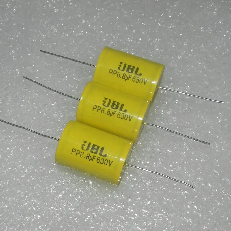 

2PCS JBL 630V 6.8UF 685j 630vdc mkp PP Coarse Copper Foot Axial Frequency Divided Non Polarized Capacitor