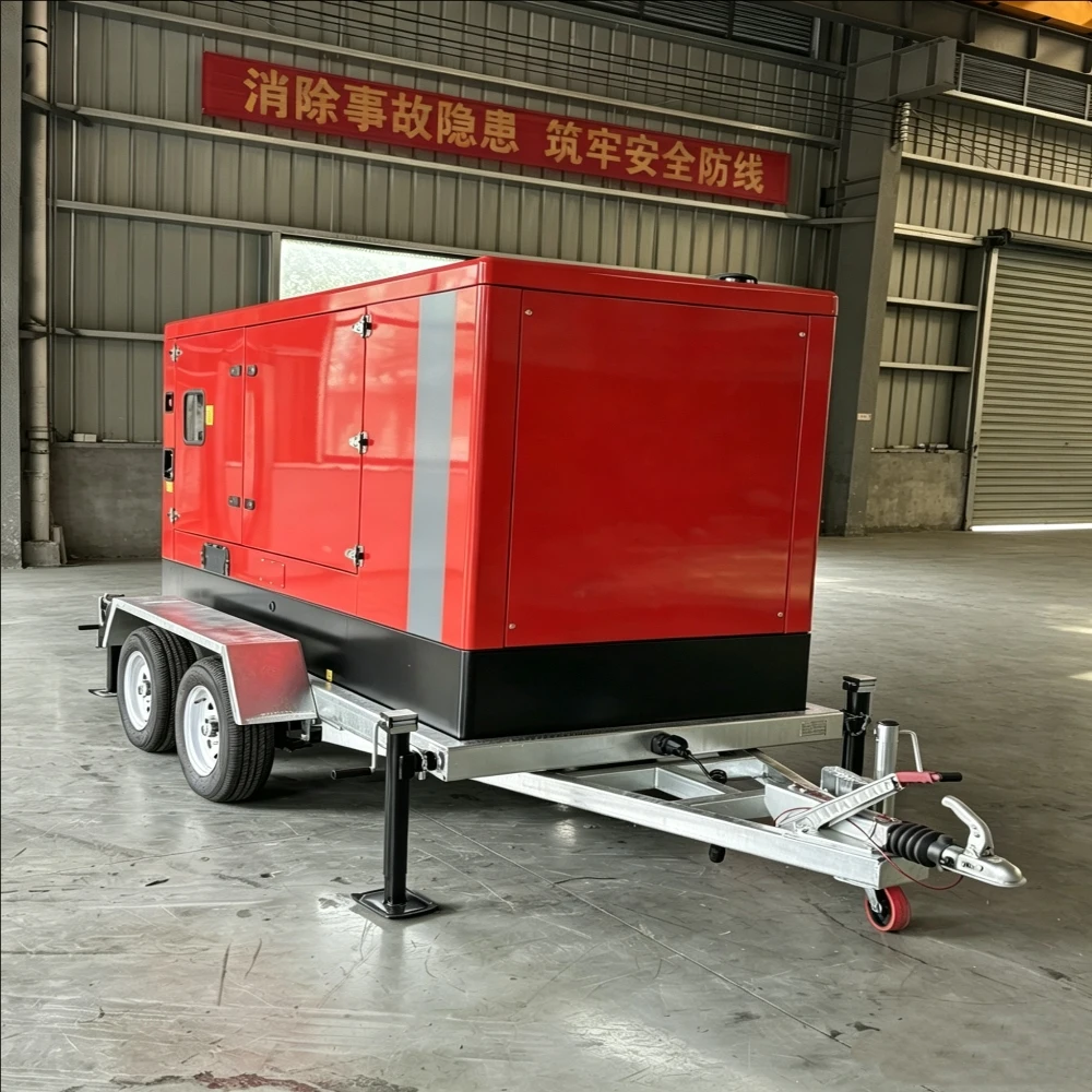 Generator Trailer All-terrain Mobility Silent Operation