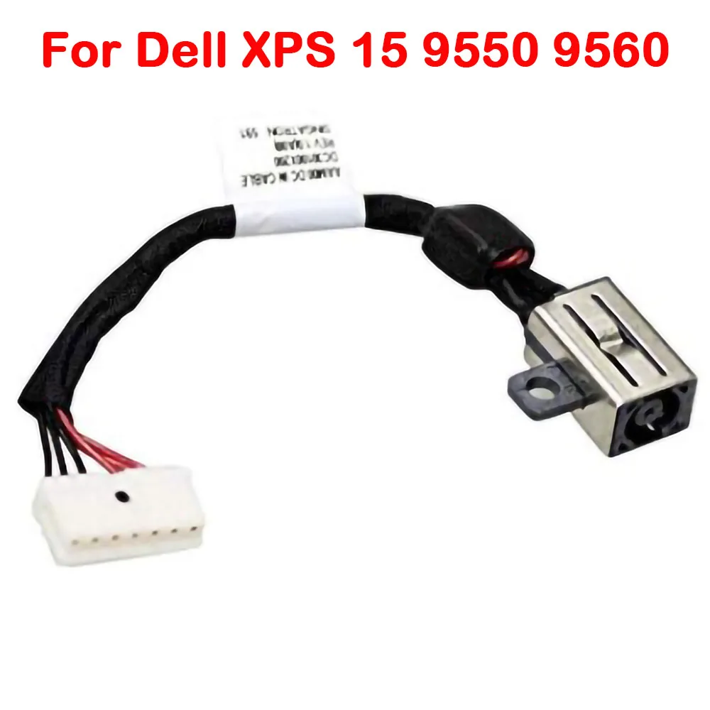 1pc presa di alimentazione cc presa di ricarica per Dell XPS 15 9550 9560 connessione Computer nera e connettore Jack Dock di alimentazione