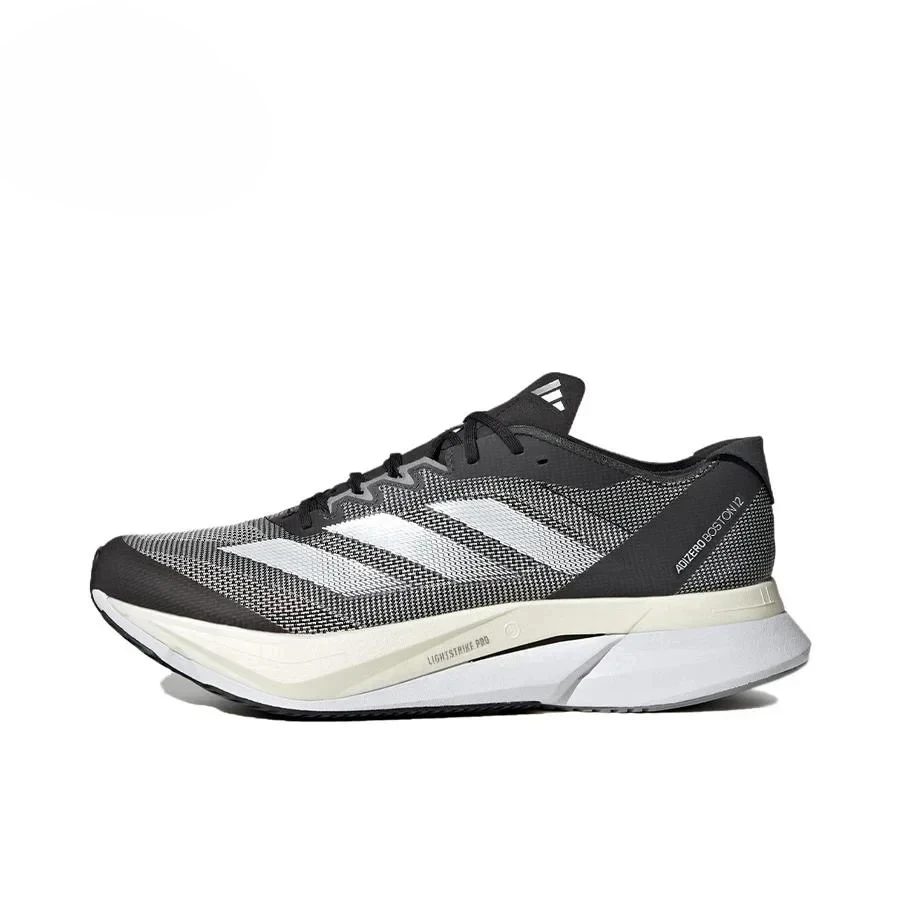 Adidas Adizero Boston 12 Men's Air Cushioned Running Shoes, Simple and Durable Outdoor Sports Shoes,Lightweight and Comfortable