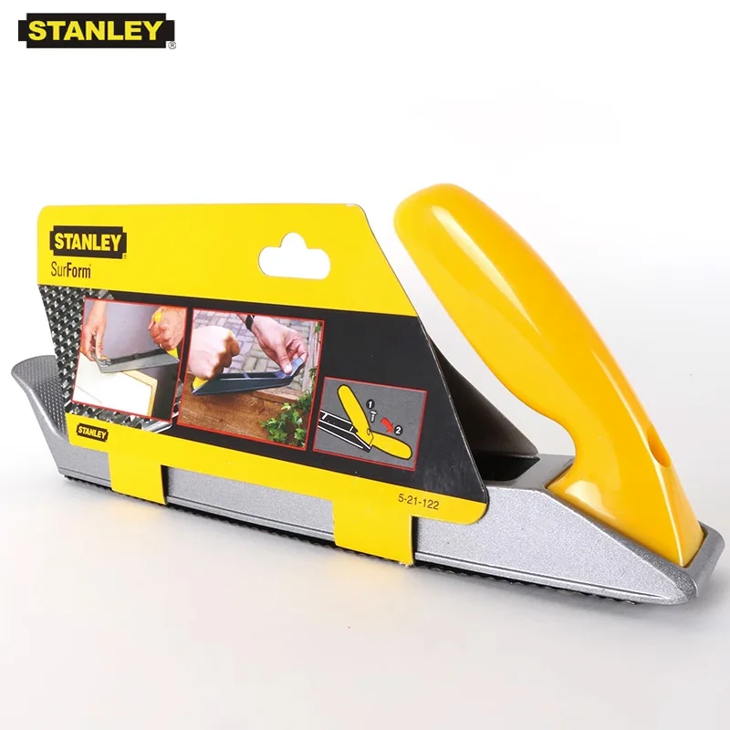 Stanley 1-piece 21122 12 Surform Combi Plane Metal Body Carpintaria Madeira Ferramentas de Gesso Reversível Punho de Plástico Arquivo 10 Lâmina