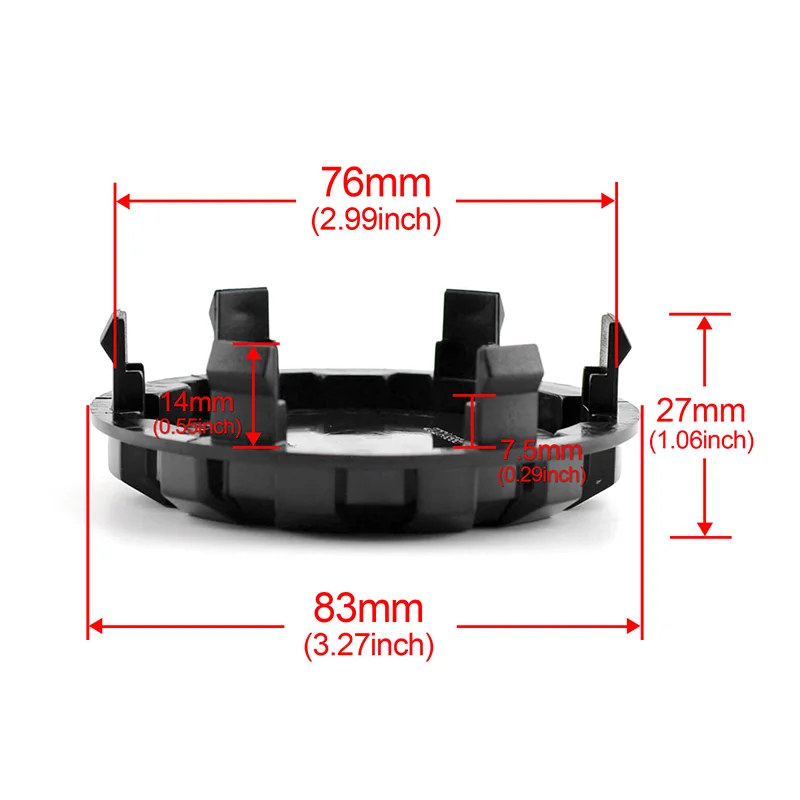 RhinoTuning 4PCS OD 83mm/3.27\