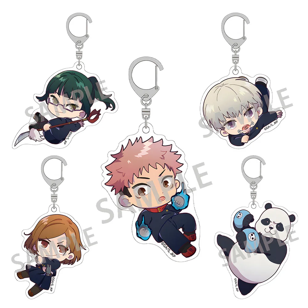 Горячее аниме дзюдзюцу кайсен персонаж Юдзи Итадори Мегуми Фусигуро Нобара Кугисаки Сатору Годзё милый акриловый брелок Сумка кулон Горячее аниме дзюдзюцу кайсен персонаж Юдзи Итадори Мегуми Фусигуро Нобара Кугисаки Сатору Годзё милый акриловый брелок Сумка кулон