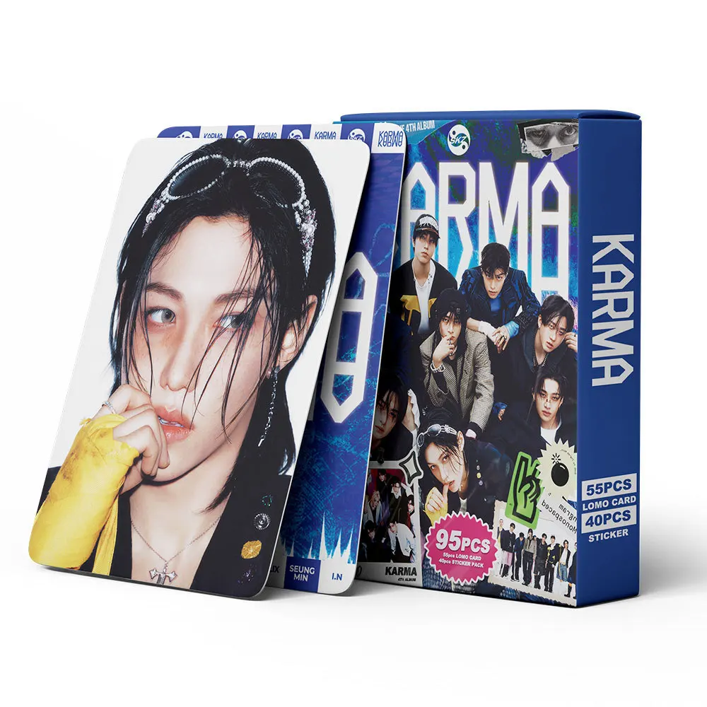 

SKZOO 95 SK small card stickers Kpop album decoration commemorative card 2025 new KARMA album peripheral stickers