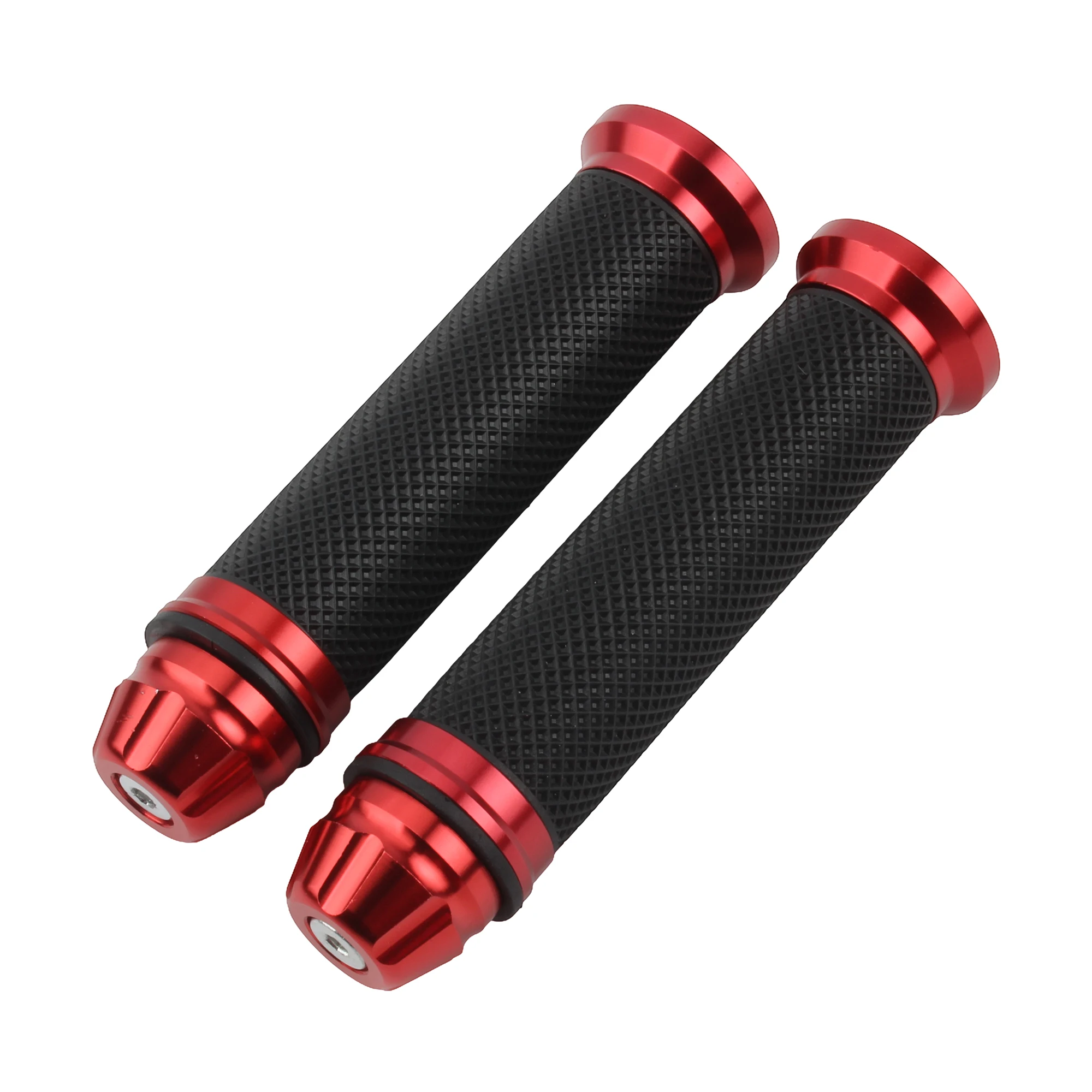 Powermotor Motorcycle Dirt Bike Rubber Handle Grip Pedal Biker Scooter Handlebar Grips 7/8\