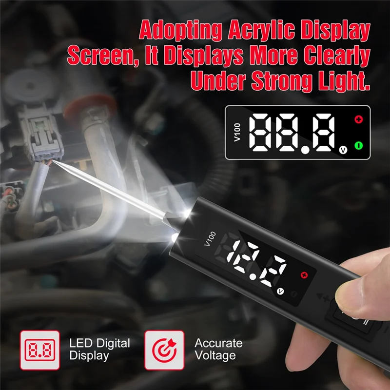 AB56-Intelligent Circuit Analysis Anddiagnostic Instrument V100 Car Circuit Tester Car Circuit Tester V100 Probe Tester