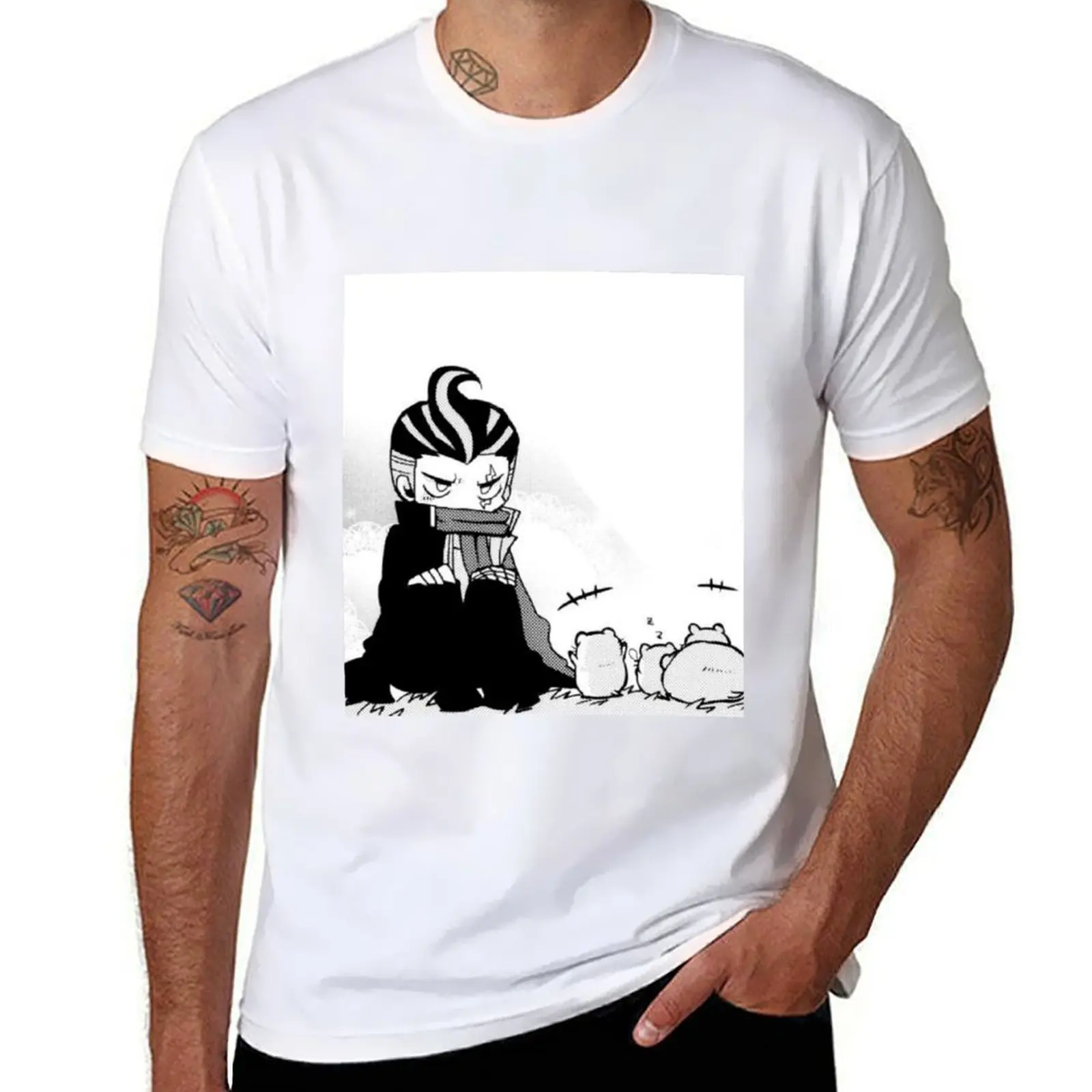 

Gundham Tanaka Danganronpa V2 T-Shirt t shirts for man cotton funny man tshirt T-Shirt