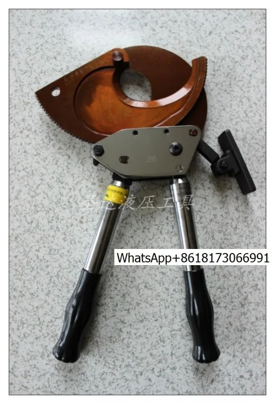 Promotional price J95 ratchet cable scissors, scissors 3 * 185 square meters, copper and aluminum armored cable scissors