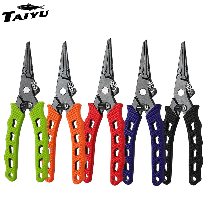 TAIYU 5-color الفولاذ المقاوم للصدأ إغراء كماشة كماشة الصيد قطع خط هوك مزيل ملحق الفولاذ المقاوم للصدأ نمط معدات صيد الأسماك البحرية #1
