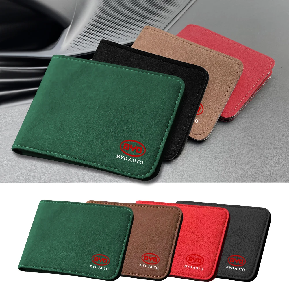 Suede License Card Holder for BYD Cars (Seal/Seagull/Song+) - Image 4