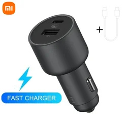 Oryginalna ładowarka samochodowa Xiaomi 100W 3A 5V Dual USB szybkie ładowanie QC Adapter dla iPhone Huawei Xiaomi 10 Samsung smartphone