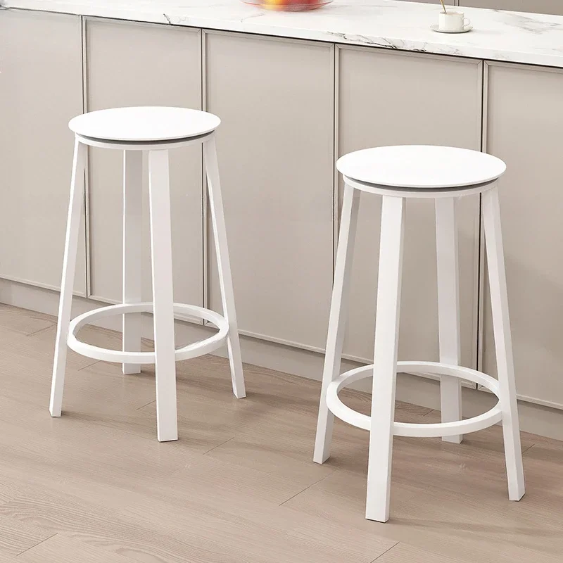 Ergonomic Metal Ergonomic Kitchen Counter Stool, cadeira confortável, mobília do bar, cadeira de manicure do meio século, jogos antigos