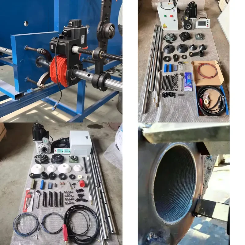 HCY 2-in-1 Portable Boring Welding Machine 3.0kW 35-300mm for Mining Equipment