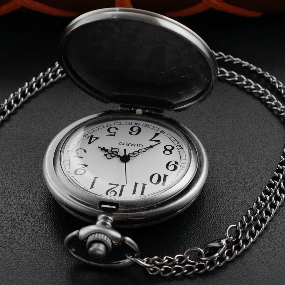 Sun Pentagram Pocket Watch Steam Punk Necklace Digital Pendant Chain Clock Fashion Sculpture Men and Women Gift Cf1351