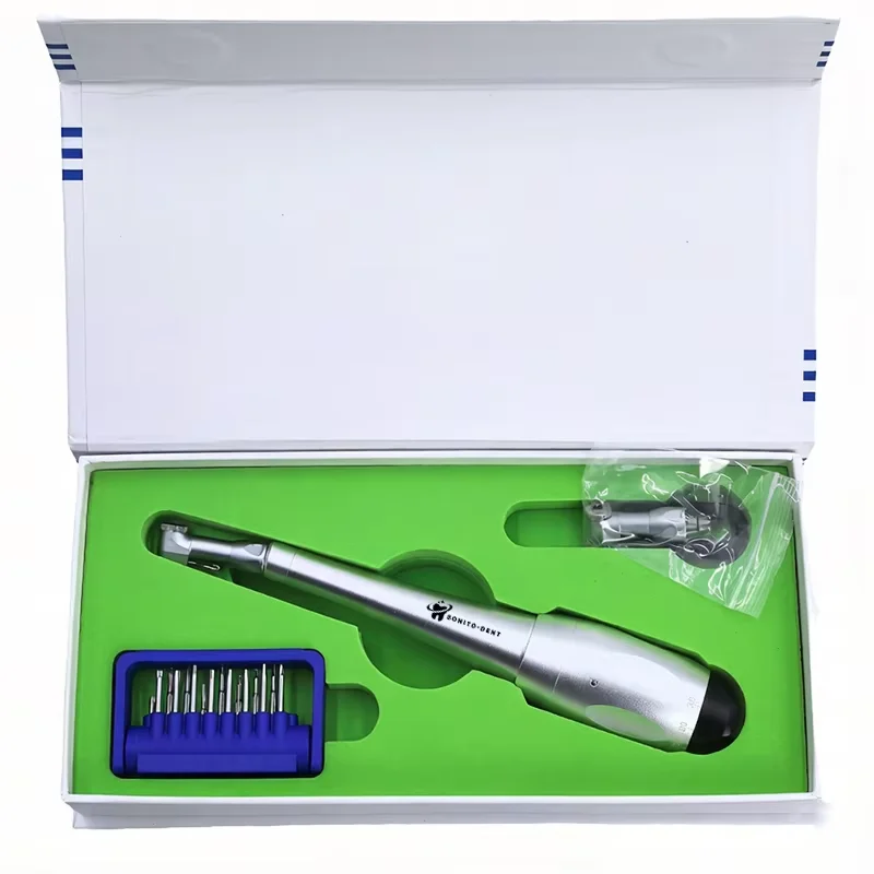 Universal Dental Implant Torque Wrench Kit 12 Driver Heads Dental Implant Handpiece Tool for Repair Maintenance