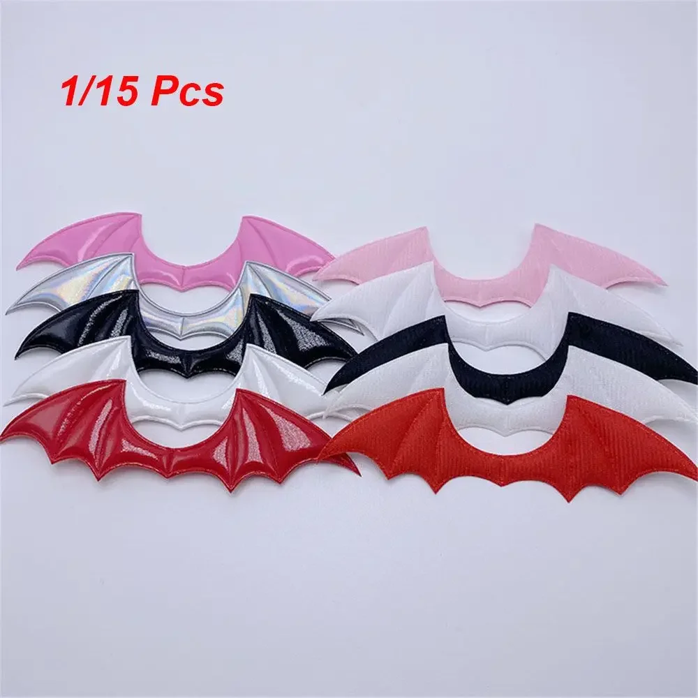 15Pcs 14.5*4CM Halloween Costume DIY Jewelry Leather Demon Bat Wings Padded Patch