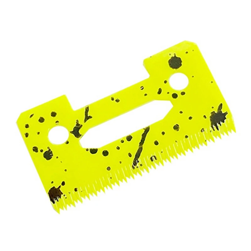 Cerâmica Lâmina Móvel Cordless Clipper, 2-Hole Stagger-Tooth, lâmina substituível para Wahl Shear, fácil instalação, 6pcs