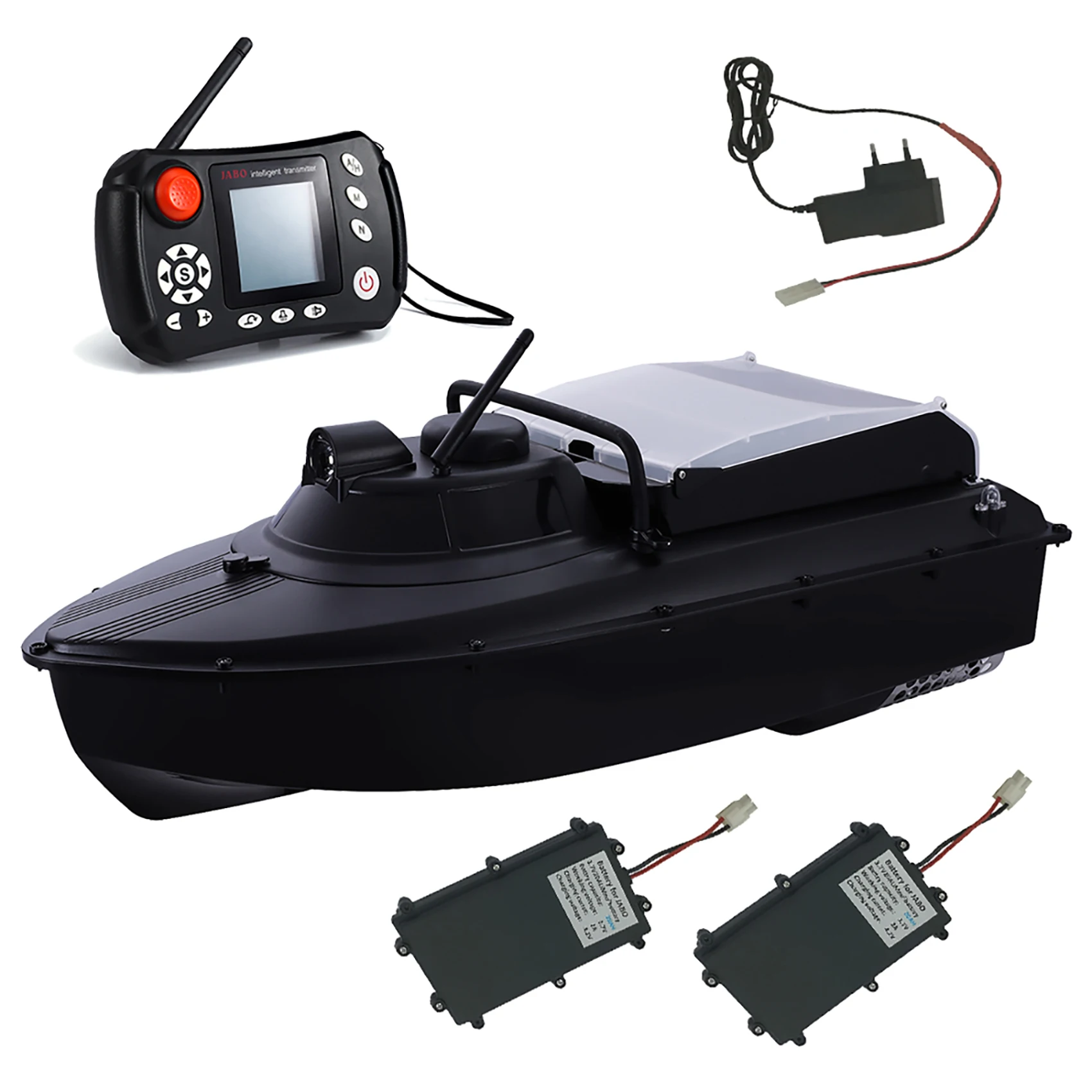 

JABO2BG-7.4V10A*2 GPS Auto navigation bait boat Auto baiting robot delivery Store 16 points