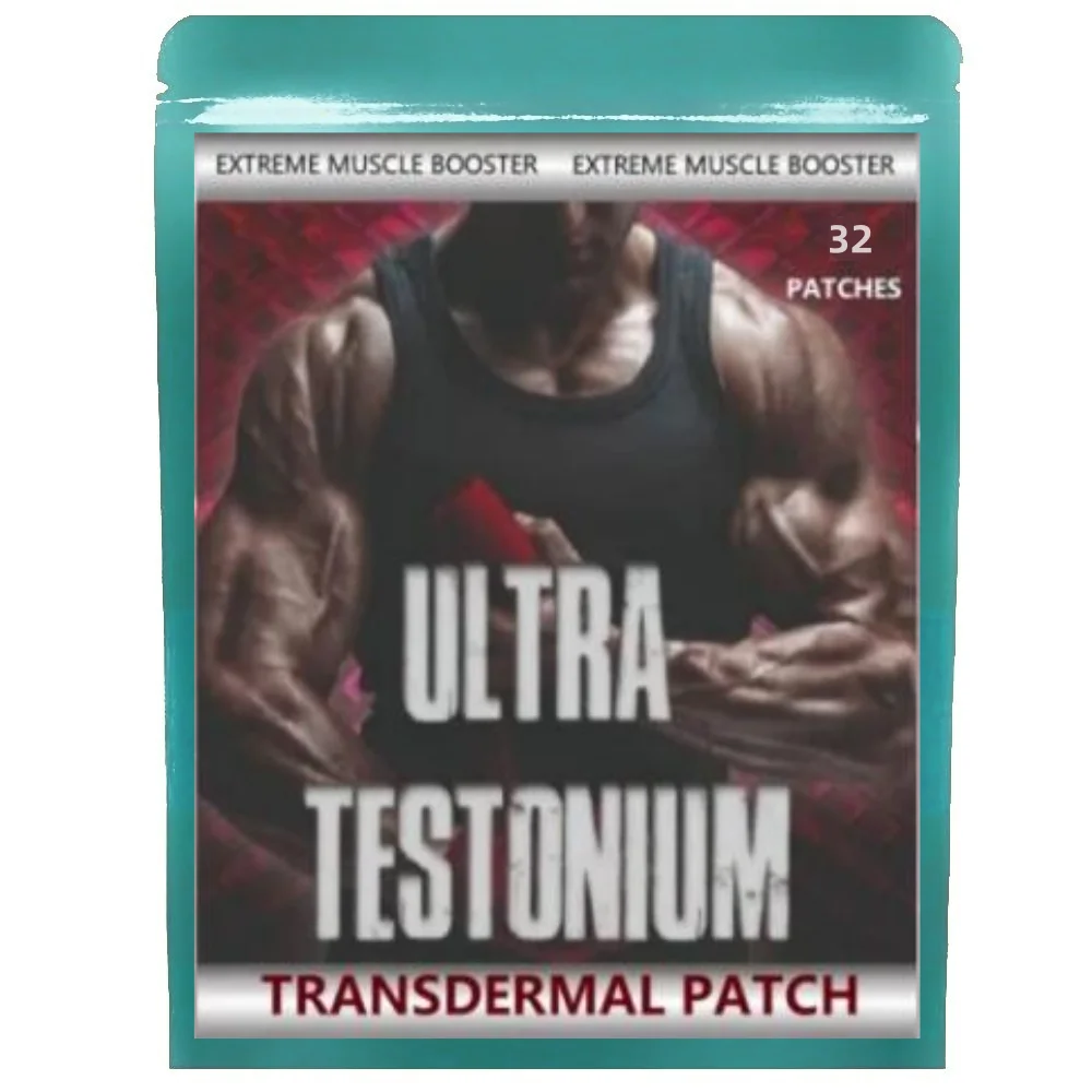 

Ultra Testonium Muscle Building Booster Testo Testosterone KLXVUYEG Extreme 32 Transdermal Patches.Made in the USA.