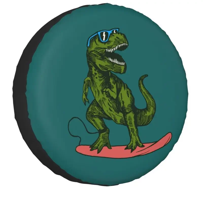 

Чехол для запасного колеса с изображением динозавра для Mitsubishi Pajero Jeep RV SUV, защитные чехлы для колес автомобиля с прицепом 14 дюймов, 15 дюймов, 16 дюймов, 17 дюймов