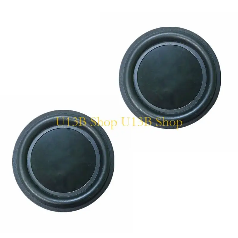 U13B 2PCS 5.5 "منخفضة التردد مكبرات الصوت Woofragm مكبرات الصوت الرادياتير الموسيقى باس جزء إصلاح مكبر صوت سلبي