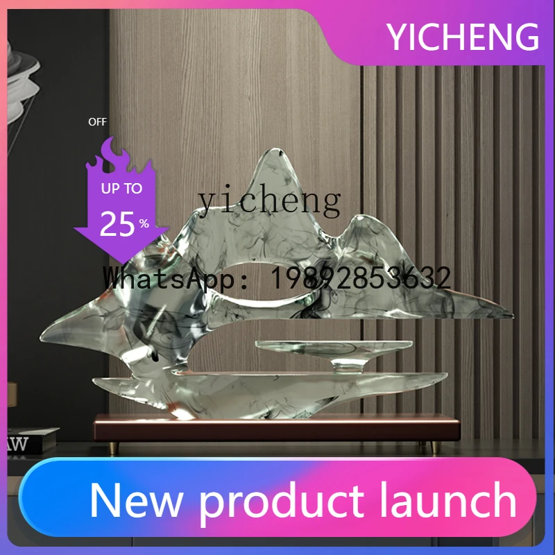 

X6 rockery ornament light luxury living room wine cabinet tea room Bogu frame soft handicraft office