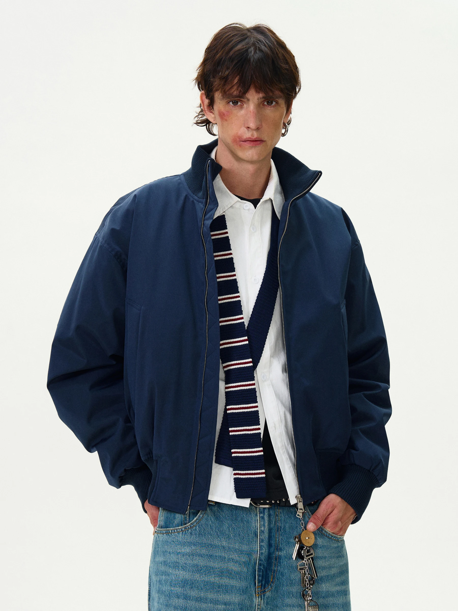 

Мужская пуховая куртка MADWITCH90, белая, из перьевого пуха, в стиле Air Force, теплая, ретро, американский крой, зимняя верхняя одежда