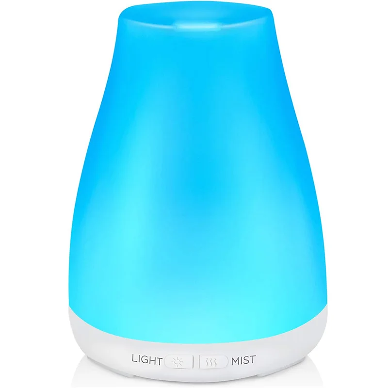 

Бестселлер, диффузор для ароматерапии, 100 мл, 7-цветный светодиодный USB-увлажнитель для освежения воздуха в офисе и дома.