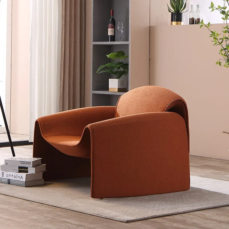 MOMO-Silla de cangrejo para sala de estar, sillón individual minimalista italiano de lujo, de alta gama, creativo, de diseñador