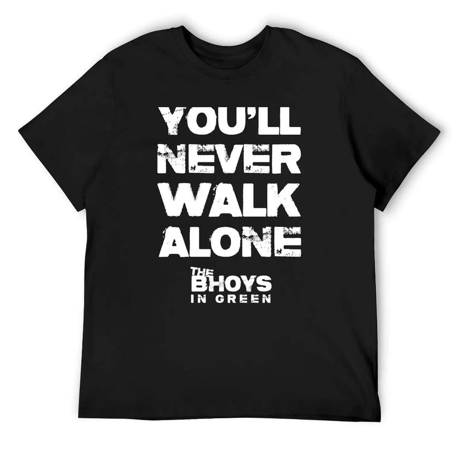 You Will Never Walk Alone – The Bhoys (White) T-Shirt vintage graphic tee basketball graphic tees vintage clothes T-shirt men