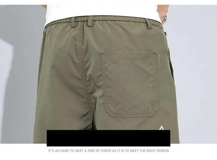2026 Marken-Kleidung Shorts für Herren im Sommer Dünne Gerade Geschnittene Lässige Fünf-Viertel-Hosen Herren Lose Eisseiden-Sportshorts – Detail 19